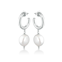 Orecchini Lelune Donna LELUNE GLAMOUR in Argento Perla LGEA296